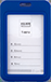Suport ecuson din PVC, rezistent la indoire, prindere verticala - CH-001V [1]