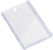 Carduri, Taguri & RFID - Suport ecuson din PVC rezistent la uzura, deschidere si prindere verticala - CH-032V