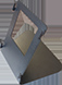 Interfoane & Videointerfoane - Suport negru pentru montarea pe birou a videointerfoanelor IP din seria C313 si C315, monitoare cu diagonala de 7'' - C31X-B