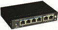 Switch-uri PoE & Ethernet - Switch ethernet gigabit POE+, 4+2 porturi - UTP3-GSW04-TP60