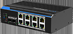 Rețelistică & PoE - Switch industrial cu 8 porturi ethernet gigabit si 2 porturi - UTP7208GE