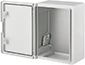 Control Acces & Pontaj - Tablou ABS cu contrapanou, incuietoare cu cheie tip triunghi, rezistenta la intemperii IP65 - 800.700.002