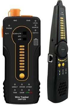 Transmisie & Testare CCTV - Tester de cablu cu terminal testare cablu UTP si port verificare POE (PD) - CT-66