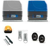 Automatizări Porți & Uși - VELOS- Kit automatizare porti culisante, max. 600kg, 220Vca, negru, gri sau albastru - QK-V600KIT(v2)+