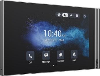 Interfoane & Videointerfoane - Video interfon IP SIP, monitor 8" IPS LCD, Voice Assistant, Voice Changer, Android 12 OS, cu alimentare POE - S563-bk