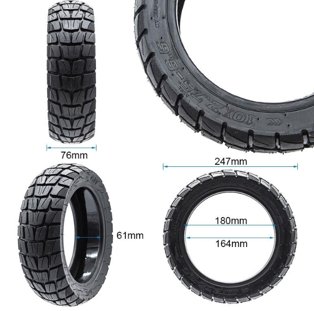 Cauciuc 10x2.75-6.5 cu gel Tubeless offroad KuKirin Kamikaze [2]