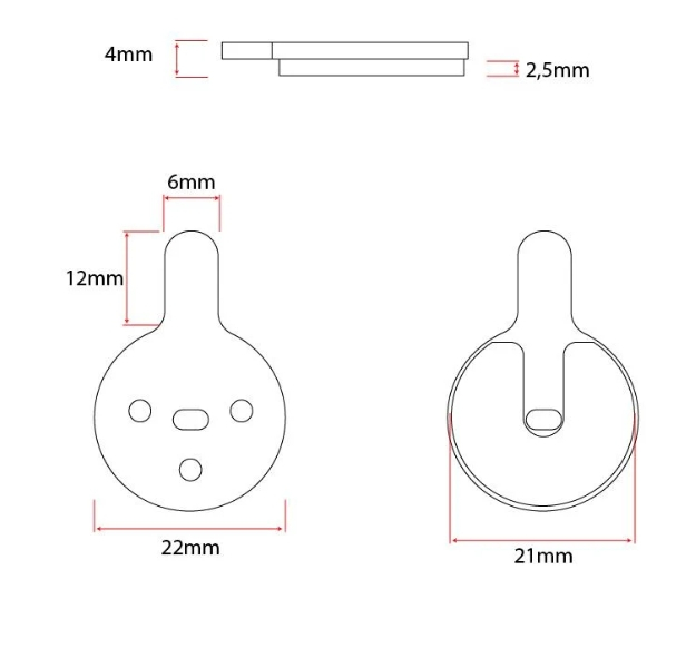 Placute frana CT-011-R rasina Kugoo, Kukirin G2pro [2]