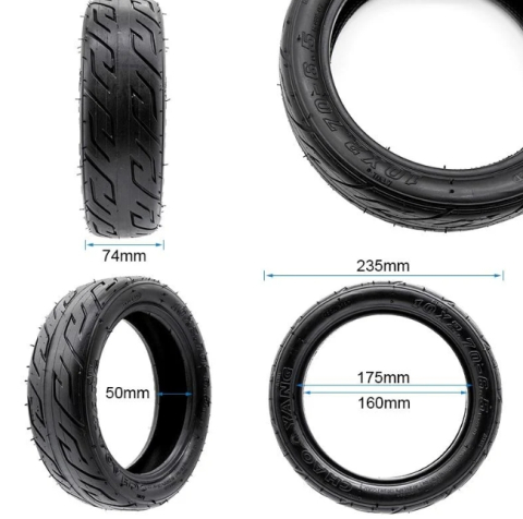 Cauciuc 10x2.7-6.5 Tubeless City Stoc Bucuresti [1]