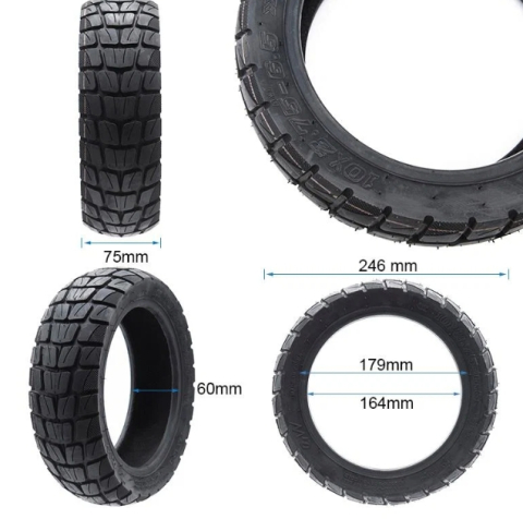 Cauciuc 10x2.75-6.5 Tubeless Off-road Kukirin, Kamikaze [1]