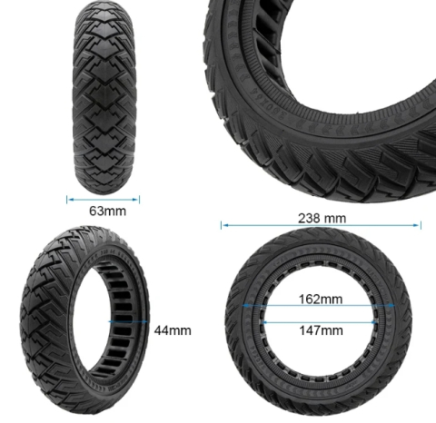 Cauciuc solid 250x64 trotineta electrica Xiaomi mi4 ultra [1]