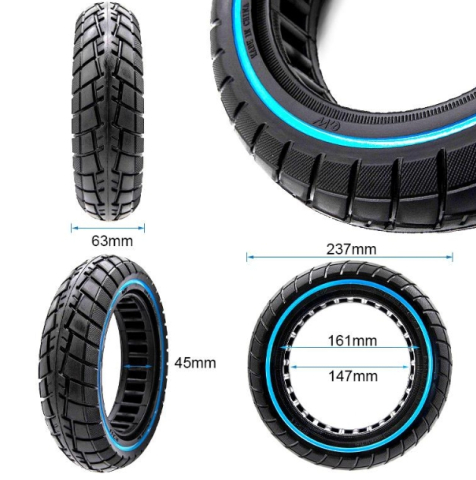 Cauciuc solid 60/70-6.5 Albastru xiaomi, ninebot, motus [1]
