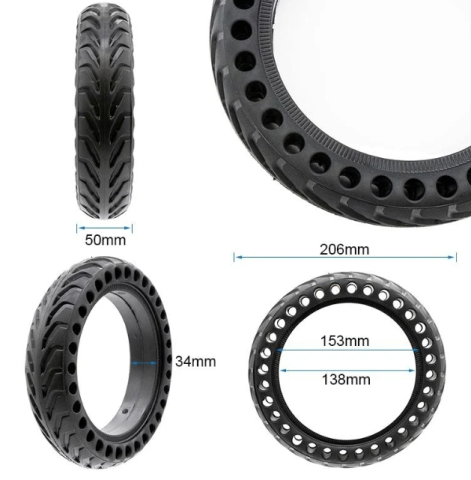 Cauciuc solid 8.5x2 | 50/75-6.1 | 8 1/2x2 Xiaomi trotineta electrica Cauciuc solid 8.5x2 Xiaomi trotineta electrica Cauciuc solid 8.5x2 Xiaomi trotineta electrica Vortex, Myria, Motus [1]