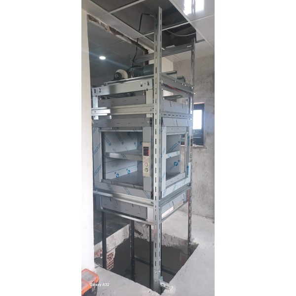 Kleingüteraufzug 150 kg, 2 Haltestellen, Edelstahlkabine 700 × 700 × 700 mm - TrustLift [2]