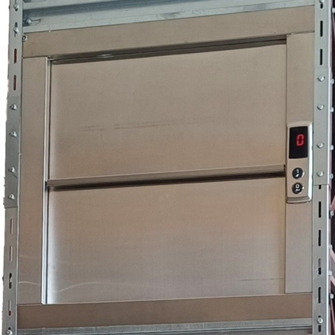 Speiseaufzüge und Kleingüteraufzüge - Kleingüteraufzug 150 kg, 2 Haltestellen, Edelstahlkabine 700 × 700 × 700 mm - TrustLift