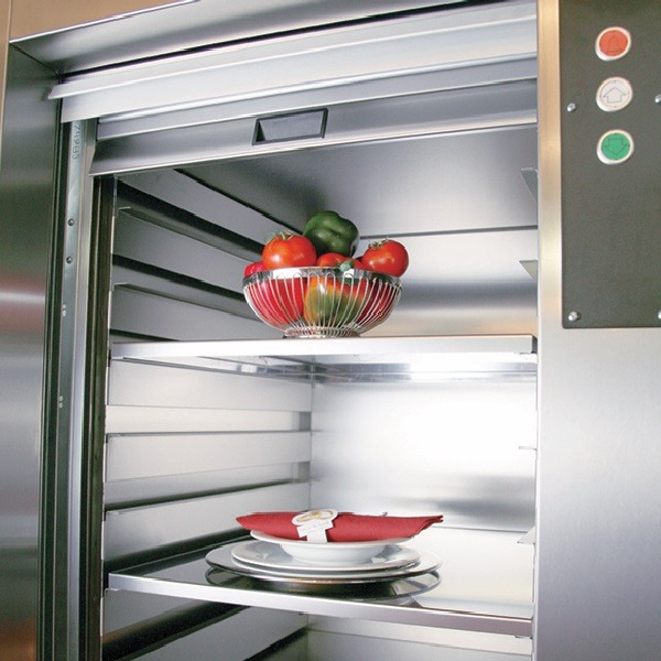 Malo tovorno dvigalo 150 kg, 2 postaji, kabina 900 × 900 × 900 mm [2]