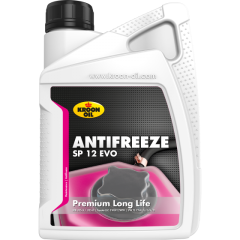 Uleiuri si Lichide Auto - Antigel KROON OIL Antifreeze SP 12 EVO Premium Long Life 36995, roz, volum 1 litru