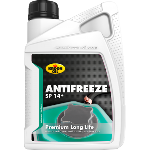Uleiuri si Lichide Auto - Antigel KROON OIL Antifreeze SP 14+ Premium Long Life 37346, verde/albastru, volum 1 litru
