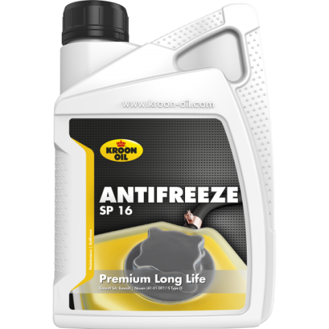 Uleiuri si Lichide Auto - Antigel KROON OIL Antifreeze SP 16 Premium Long Life 32983, galben, volum 1 litru