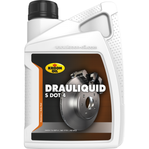 Uleiuri si Lichide Auto - Lichid de frana KROON OIL Drauliquid-S DOT 4 04206, volum 1 litru, sintetic