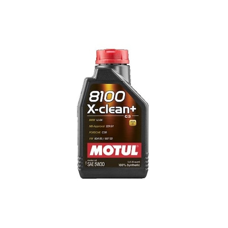 5W-30 - Motul 8100 X-clean+ 5W-30 Ulei Motor 100% Sintetic ACEA C3 VW 504.00 / 507.00 BMW LL-04 MB 229.51 1L