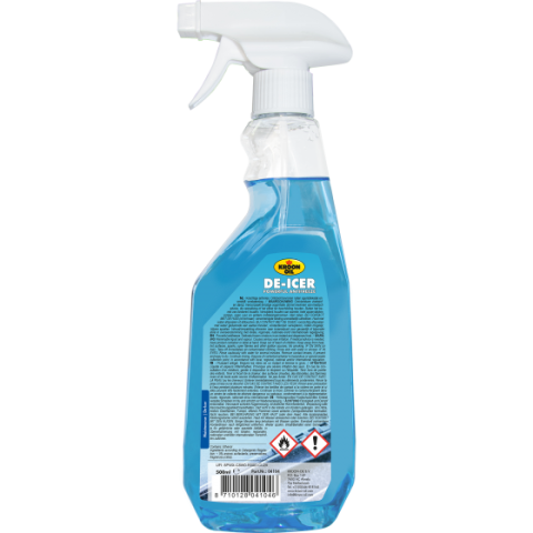 Intretinere exterior - Solutie pentru dezghetat geamuri auto KROON OIL De-Icer 04104, recipient cu pulverizator, 500 ml