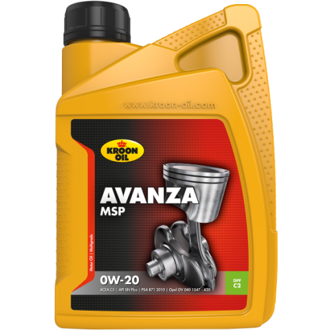 0W-20 - Ulei motor KROON OIL Avanza MSP 0W20 37349, volum 1 litru, sintetic