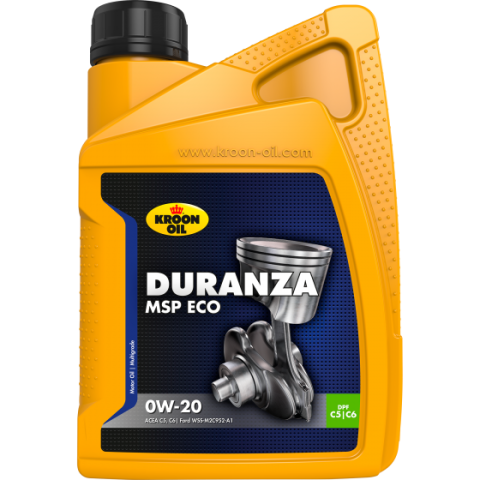 0W-20 - Ulei motor KROON OIL Duranza MSP ECO 0W20 37125, volum 1 litru, sintetic