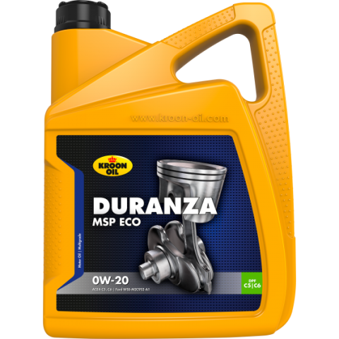 0W-20 - Ulei motor KROON OIL Duranza MSP ECO 0W20 37126, volum 5 litri, sintetic