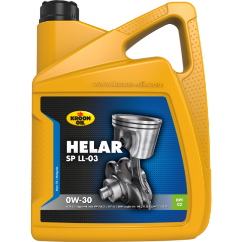 0W-30 - Ulei motor KROON OIL Helar SP LL-03 0W30 20027, volum 5 litri, full sintetic