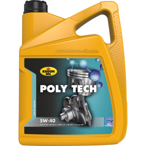 5W-40 - Ulei motor KROON OIL PolyTech 5W40 36140, volum 5 litri, full sintetic