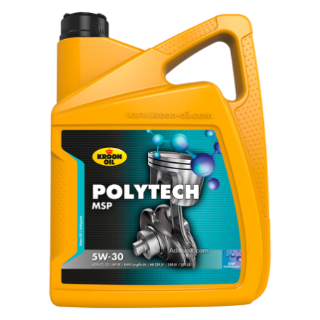5W-30 - Ulei motor Kroon Oil Polytech MSP  5W-30 5L