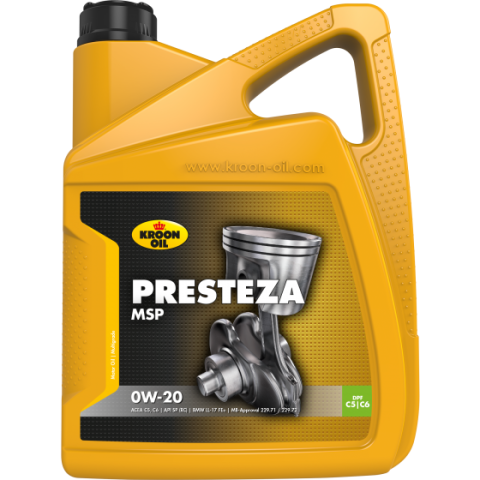 0W-20 - Ulei motor KROON OIL Presteza MSP 0W20 36497, volum 5 litri, sintetic