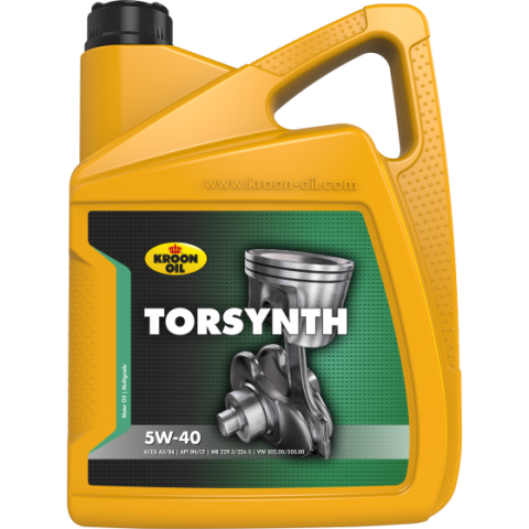 5W-40 - Ulei motor KROON OIL Torsynth 5W40 34447, volum 5 litri, sintetic