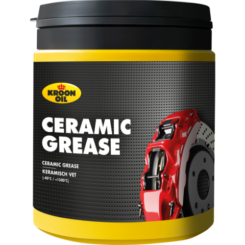 Intretinere auto - Vaselina ceramica KROON OIL Ceramic Grease 34073, pasta de montaj pentru temperaturi inalte 1500 Celsius, cutie 600 g
