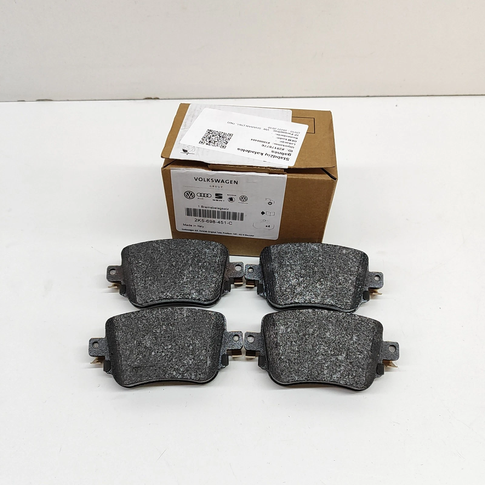 PLACUTE FRANA - Volkswagen Set plăcuțe frână OEM 2K5698451C