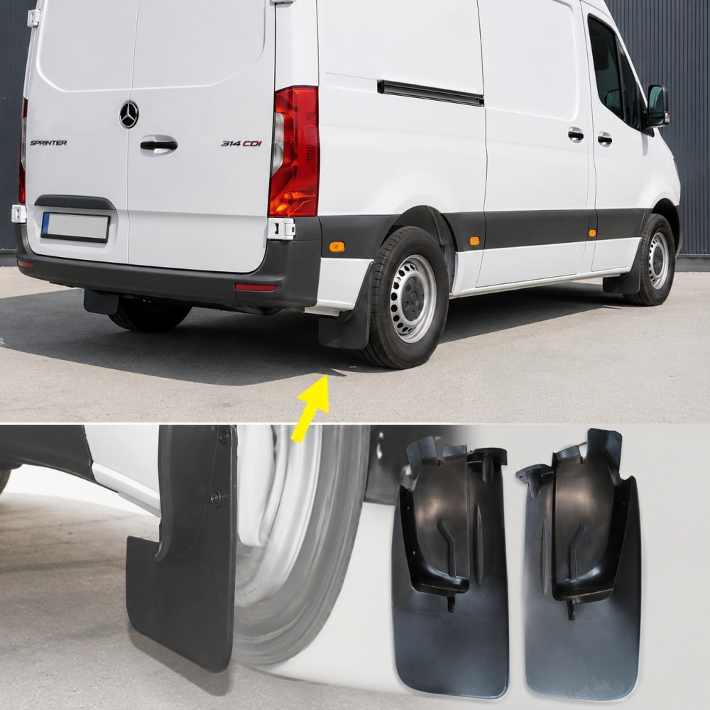 Set Apărători Noroi Mercedes Sprinter W907 W910 2018+ Spate OEM [6]