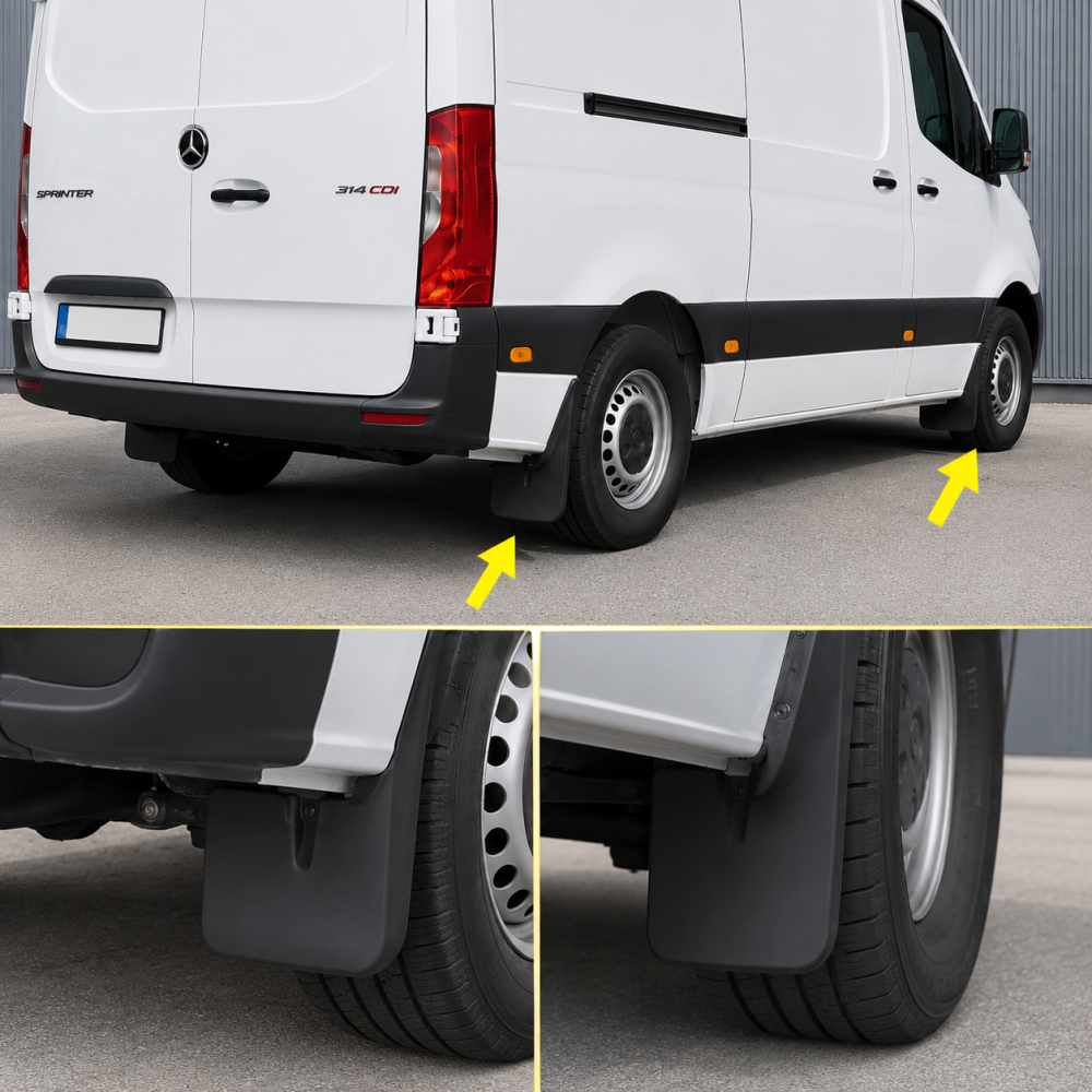 Set Apărători Noroi Mercedes Sprinter W907 W910 2018+ Spate OEM [3]