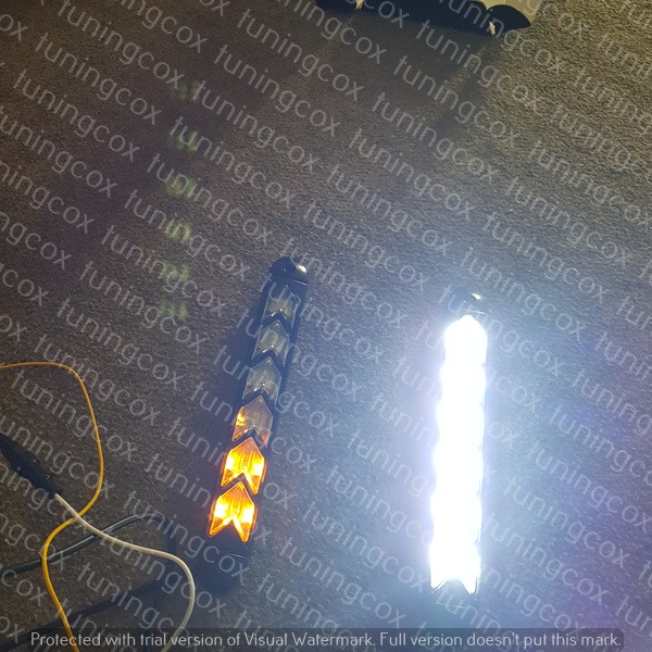 Bandă LED DRL cu semnalizare galbenă secvențială pentru faruri auto [4]