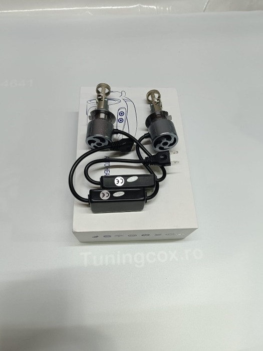 Bec LED H7 30000LM 5700K 220W 12-24V Cambus, FÄrÄ Eroare de Bec Ars [4]