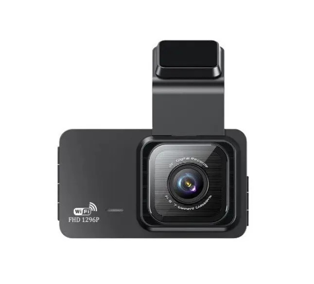 Cameră auto DVR WiFi Jingong KOS-14009 față & spate 1296P, ecran 3” LCD, 170°, G-Sensor [4]