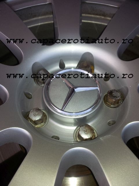 capace mercedes-benz originale pentru jante aliaj gri-crom [2]