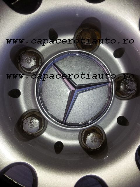capace mercedes-benz originale pentru jante aliaj gri-crom [3]