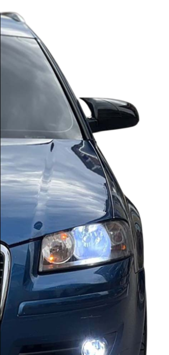 Capace oglinzi Batman style Audi A3 8P 2003-2007 negru lucios [2]