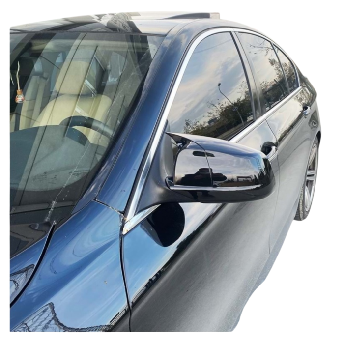 Capace oglinzi Batman style BMW seria 5 F10 2010-2013 negru lucios [3]