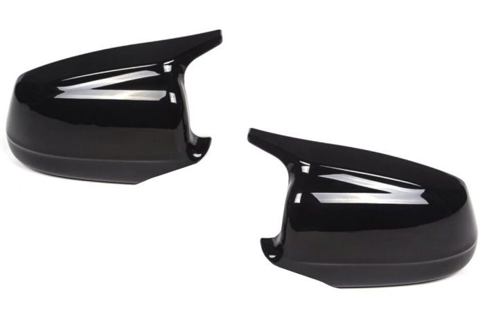 Capace oglinzi Batman style BMW seria 5 F10 2010-2013 negru lucios [1]