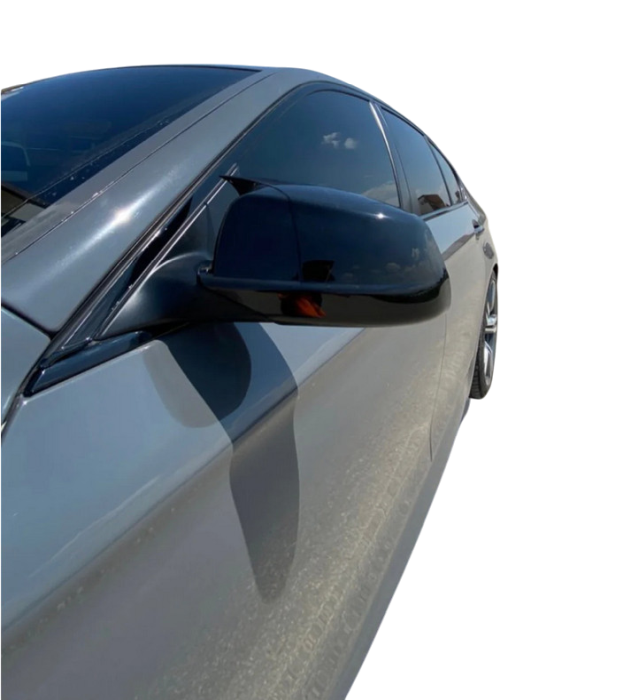 Capace oglinzi Batman style BMW seria 5 F10 2013-2017 negru lucios [2]