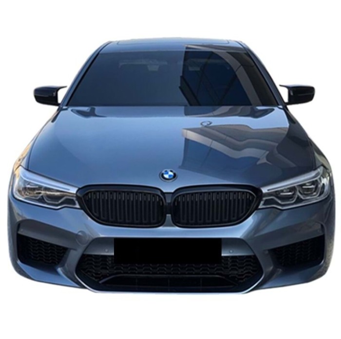 Capace oglinzi Batman style BMW seria 5 G30 2017-2023 negru lucios [2]