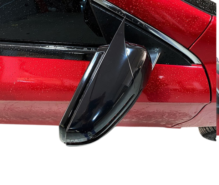 Capace oglinzi Batman style Mercedes Benz Seria CLA W117 2013-2018 negru lucios [3]