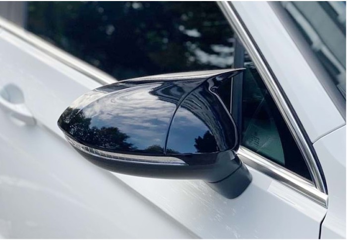 Capace oglinzi Batman style VW Passat B8 2015-2019 negru lucios [3]