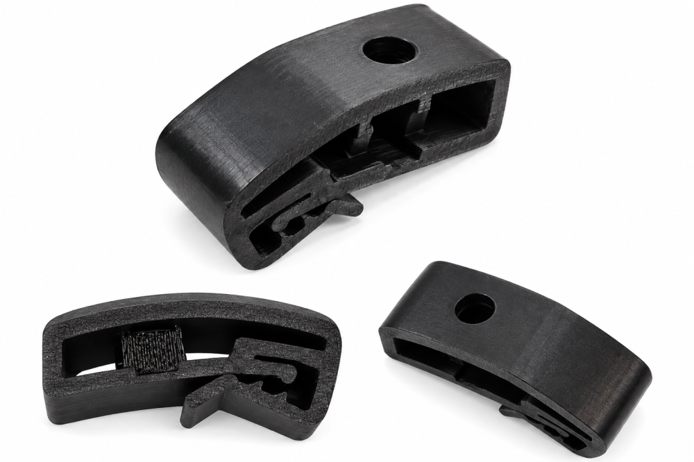 Clema Fixare Deflector Capota Auto din Plastic ABS, 45 mm, Universala [4]